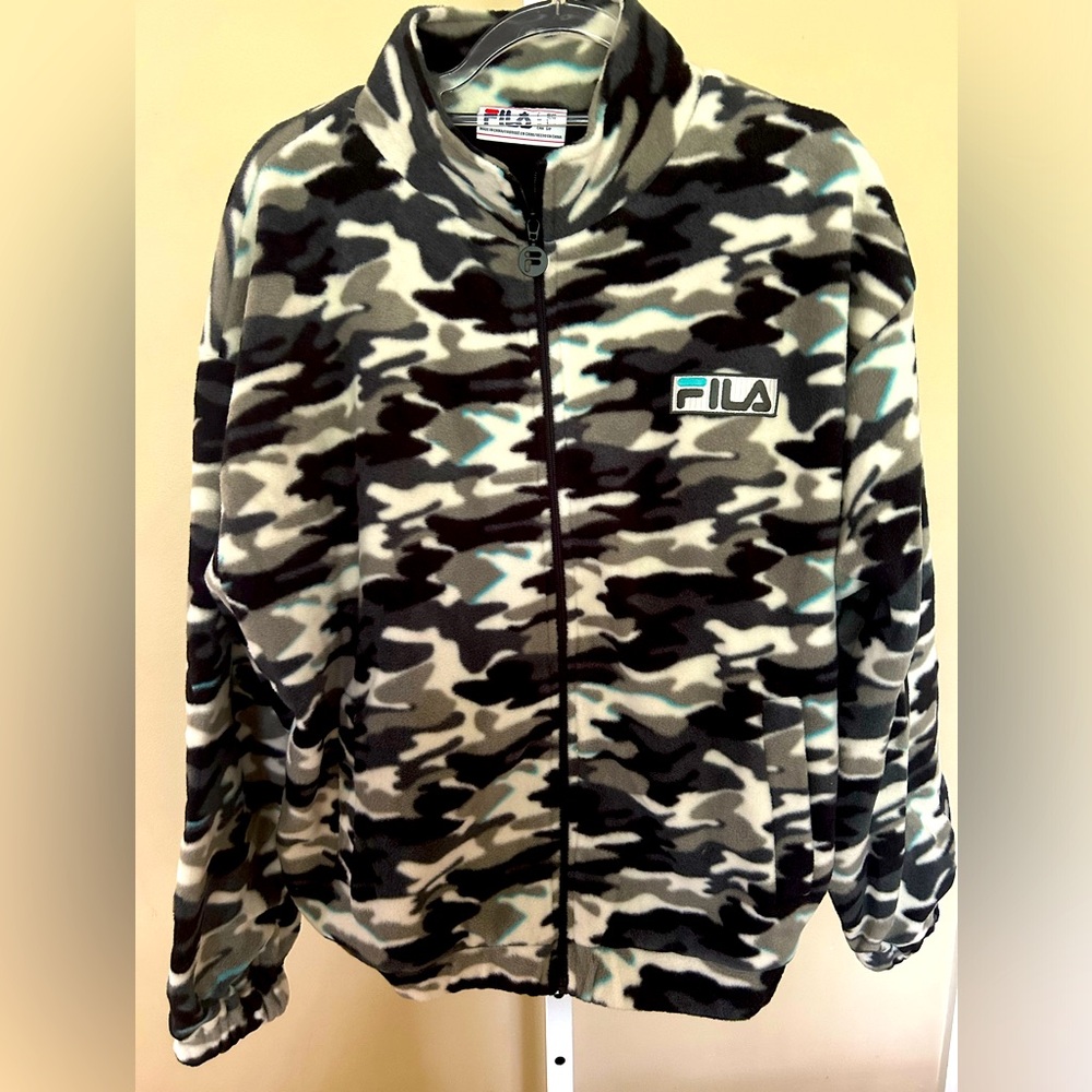 NWT MSRP $100.00 Men's FILA Frantry Camo Jacket - Size Small